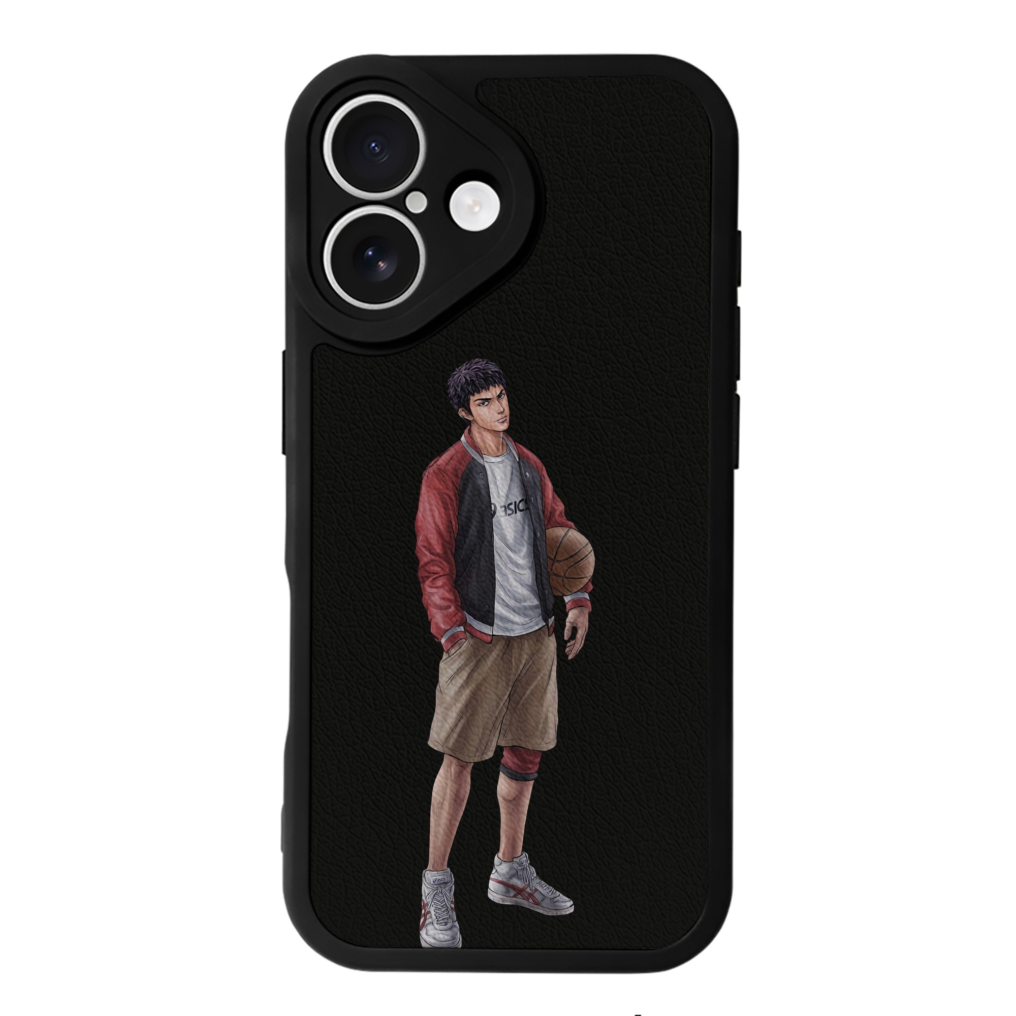 （画像用） SLAM DUNK／スラムダンク 【iPhone 16シリーズ対応】シリコンスマホケース（レザー調） 材質：シリコン